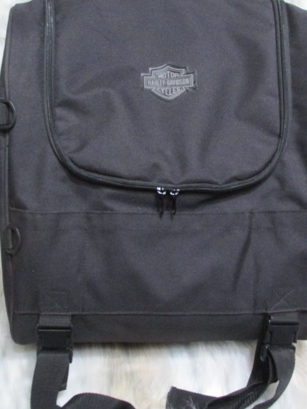 P3430-Touring Sissy Bar Messenger Bag with Rain Shield-Tons of pockets